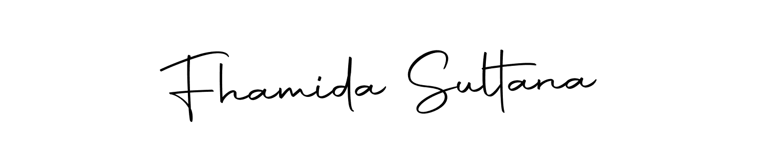 Autography-DOLnW is a professional signature style that is perfect for those who want to add a touch of class to their signature. It is also a great choice for those who want to make their signature more unique. Get Fhamida Sultana name to fancy signature for free. Fhamida Sultana signature style 10 images and pictures png