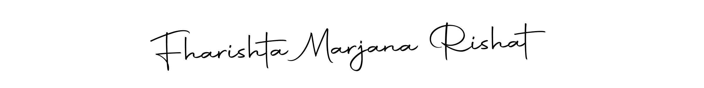 Design your own signature with our free online signature maker. With this signature software, you can create a handwritten (Autography-DOLnW) signature for name Fharishta Marjana Rishat. Fharishta Marjana Rishat signature style 10 images and pictures png