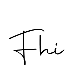 Fhi stylish signature style. Best Handwritten Sign (Autography-DOLnW) for my name. Handwritten Signature Collection Ideas for my name Fhi. Fhi signature style 10 images and pictures png