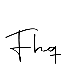 Create a beautiful signature design for name Fhq. With this signature (Autography-DOLnW) fonts, you can make a handwritten signature for free. Fhq signature style 10 images and pictures png