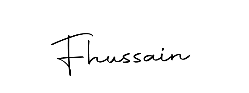 Use a signature maker to create a handwritten signature online. With this signature software, you can design (Autography-DOLnW) your own signature for name Fhussain. Fhussain signature style 10 images and pictures png