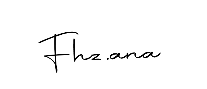 if you are searching for the best signature style for your name Fhz.ana. so please give up your signature search. here we have designed multiple signature styles  using Autography-DOLnW. Fhz.ana signature style 10 images and pictures png