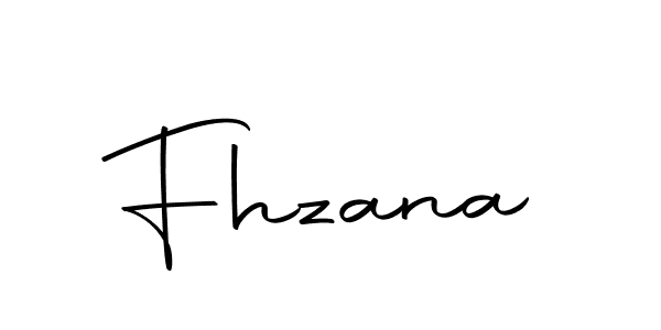 Make a beautiful signature design for name Fhzana. Use this online signature maker to create a handwritten signature for free. Fhzana signature style 10 images and pictures png