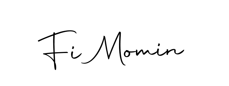 Here are the top 10 professional signature styles for the name Fi Momin. These are the best autograph styles you can use for your name. Fi Momin signature style 10 images and pictures png