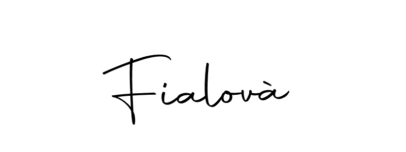 Autography-DOLnW is a professional signature style that is perfect for those who want to add a touch of class to their signature. It is also a great choice for those who want to make their signature more unique. Get Fialovà name to fancy signature for free. Fialovà signature style 10 images and pictures png