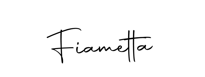 Make a beautiful signature design for name Fiametta. Use this online signature maker to create a handwritten signature for free. Fiametta signature style 10 images and pictures png