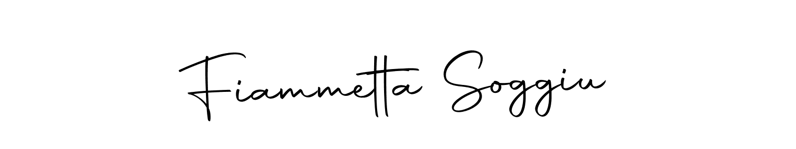 Create a beautiful signature design for name Fiammetta Soggiu. With this signature (Autography-DOLnW) fonts, you can make a handwritten signature for free. Fiammetta Soggiu signature style 10 images and pictures png
