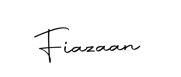 Create a beautiful signature design for name Fiazaan. With this signature (Autography-DOLnW) fonts, you can make a handwritten signature for free. Fiazaan signature style 10 images and pictures png