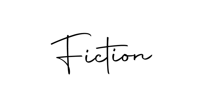 Use a signature maker to create a handwritten signature online. With this signature software, you can design (Autography-DOLnW) your own signature for name Fiction. Fiction signature style 10 images and pictures png