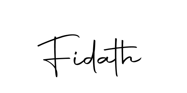 Here are the top 10 professional signature styles for the name Fidath. These are the best autograph styles you can use for your name. Fidath signature style 10 images and pictures png