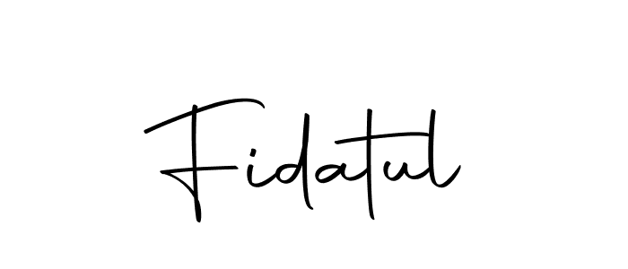 You should practise on your own different ways (Autography-DOLnW) to write your name (Fidatul) in signature. don't let someone else do it for you. Fidatul signature style 10 images and pictures png