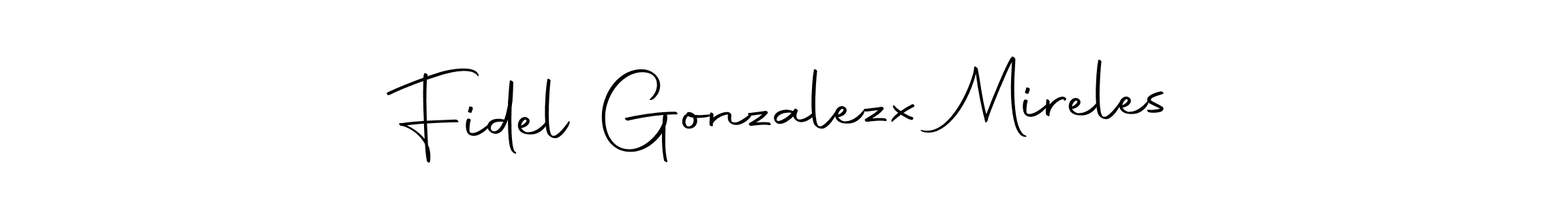 The best way (Autography-DOLnW) to make a short signature is to pick only two or three words in your name. The name Fidel Gonzalezx Mireles include a total of six letters. For converting this name. Fidel Gonzalezx Mireles signature style 10 images and pictures png