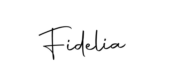 The best way (Autography-DOLnW) to make a short signature is to pick only two or three words in your name. The name Fidelia include a total of six letters. For converting this name. Fidelia signature style 10 images and pictures png