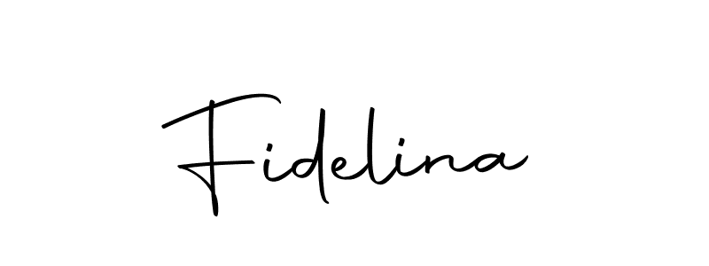 Also we have Fidelina name is the best signature style. Create professional handwritten signature collection using Autography-DOLnW autograph style. Fidelina signature style 10 images and pictures png