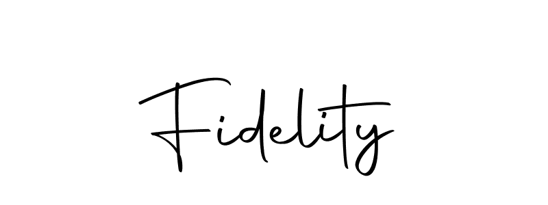 Design your own signature with our free online signature maker. With this signature software, you can create a handwritten (Autography-DOLnW) signature for name Fidelity. Fidelity signature style 10 images and pictures png