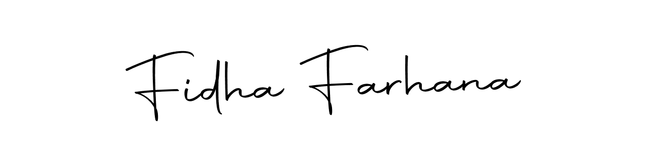 The best way (Autography-DOLnW) to make a short signature is to pick only two or three words in your name. The name Fidha Farhana include a total of six letters. For converting this name. Fidha Farhana signature style 10 images and pictures png