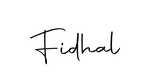 Make a beautiful signature design for name Fidhal. Use this online signature maker to create a handwritten signature for free. Fidhal signature style 10 images and pictures png