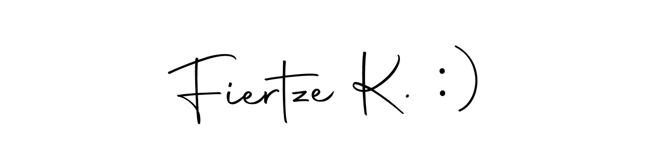 This is the best signature style for the Fiertze K. :) name. Also you like these signature font (Autography-DOLnW). Mix name signature. Fiertze K. :) signature style 10 images and pictures png