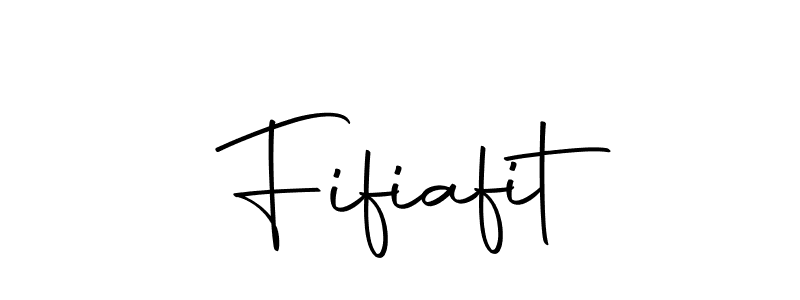 Design your own signature with our free online signature maker. With this signature software, you can create a handwritten (Autography-DOLnW) signature for name Fifiafit. Fifiafit signature style 10 images and pictures png