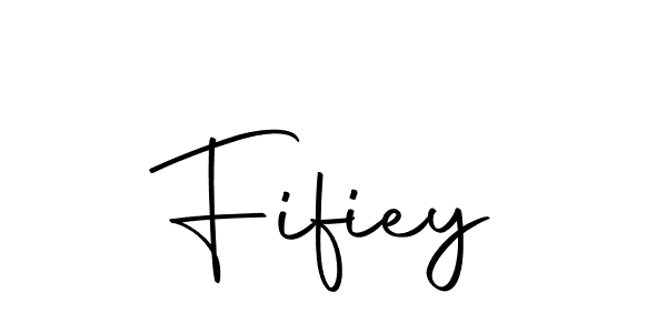 Create a beautiful signature design for name Fifiey. With this signature (Autography-DOLnW) fonts, you can make a handwritten signature for free. Fifiey signature style 10 images and pictures png