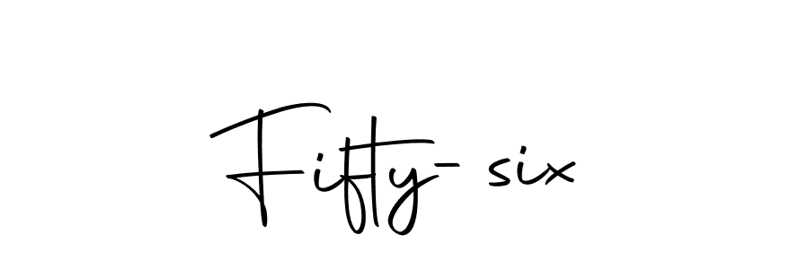 Also we have Fifty-six name is the best signature style. Create professional handwritten signature collection using Autography-DOLnW autograph style. Fifty-six signature style 10 images and pictures png