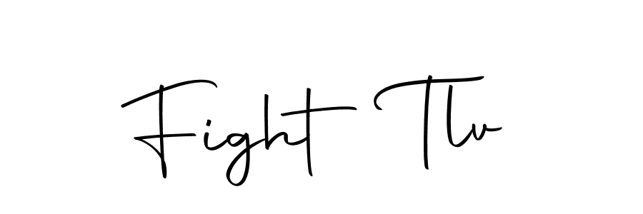 Similarly Autography-DOLnW is the best handwritten signature design. Signature creator online .You can use it as an online autograph creator for name Fight Tlv. Fight Tlv signature style 10 images and pictures png