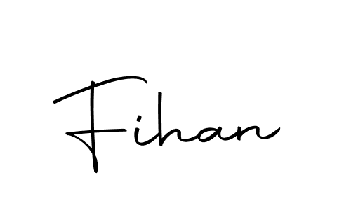 Make a beautiful signature design for name Fihan. Use this online signature maker to create a handwritten signature for free. Fihan signature style 10 images and pictures png