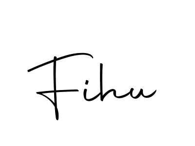 Also we have Fihu name is the best signature style. Create professional handwritten signature collection using Autography-DOLnW autograph style. Fihu signature style 10 images and pictures png
