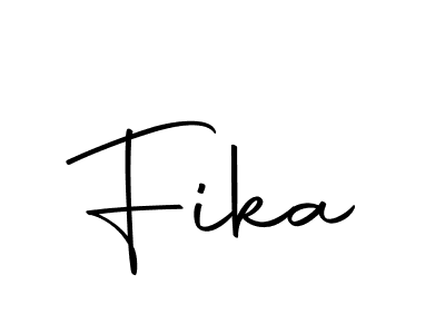 How to make Fika name signature. Use Autography-DOLnW style for creating short signs online. This is the latest handwritten sign. Fika signature style 10 images and pictures png