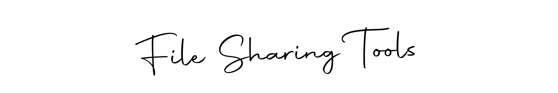 Create a beautiful signature design for name File Sharing Tools. With this signature (Autography-DOLnW) fonts, you can make a handwritten signature for free. File Sharing Tools signature style 10 images and pictures png