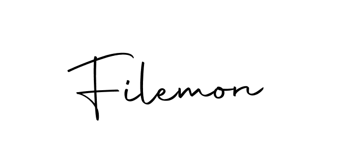 Similarly Autography-DOLnW is the best handwritten signature design. Signature creator online .You can use it as an online autograph creator for name Filemon. Filemon signature style 10 images and pictures png