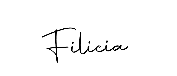 Create a beautiful signature design for name Filicia. With this signature (Autography-DOLnW) fonts, you can make a handwritten signature for free. Filicia signature style 10 images and pictures png
