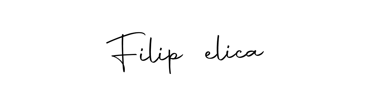 Filip Čelica stylish signature style. Best Handwritten Sign (Autography-DOLnW) for my name. Handwritten Signature Collection Ideas for my name Filip Čelica. Filip Čelica signature style 10 images and pictures png