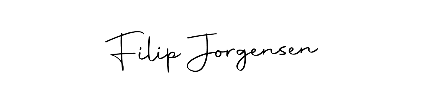 Use a signature maker to create a handwritten signature online. With this signature software, you can design (Autography-DOLnW) your own signature for name Filip Jorgensen. Filip Jorgensen signature style 10 images and pictures png