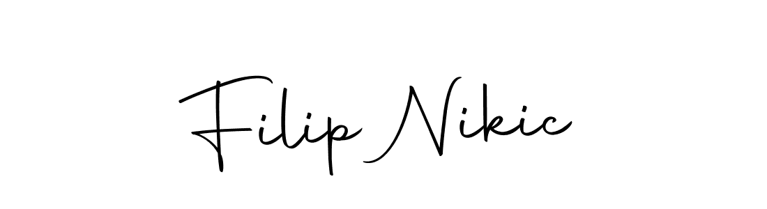 Use a signature maker to create a handwritten signature online. With this signature software, you can design (Autography-DOLnW) your own signature for name Filip Nikic. Filip Nikic signature style 10 images and pictures png