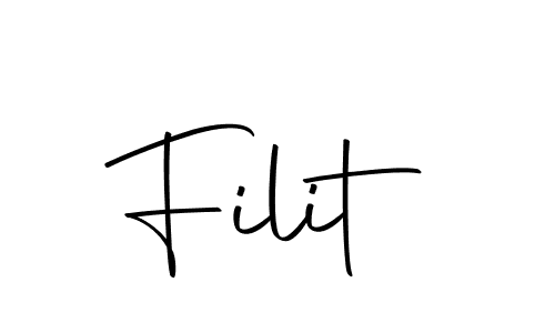 Use a signature maker to create a handwritten signature online. With this signature software, you can design (Autography-DOLnW) your own signature for name Filit. Filit signature style 10 images and pictures png