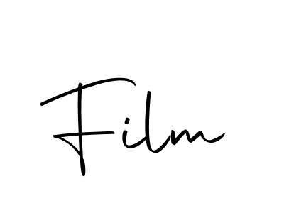 Design your own signature with our free online signature maker. With this signature software, you can create a handwritten (Autography-DOLnW) signature for name Film. Film signature style 10 images and pictures png