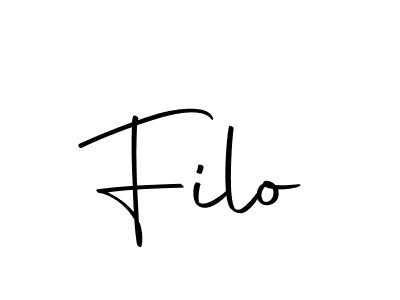 You should practise on your own different ways (Autography-DOLnW) to write your name (Filo) in signature. don't let someone else do it for you. Filo signature style 10 images and pictures png