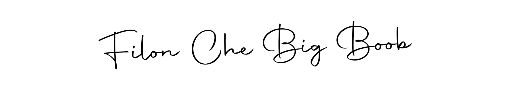 Design your own signature with our free online signature maker. With this signature software, you can create a handwritten (Autography-DOLnW) signature for name Filon Che Big Boob. Filon Che Big Boob signature style 10 images and pictures png