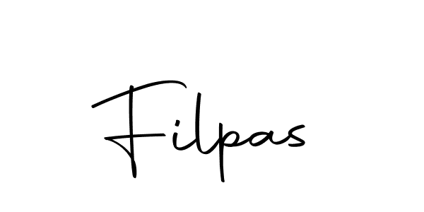 Make a beautiful signature design for name Filpas. With this signature (Autography-DOLnW) style, you can create a handwritten signature for free. Filpas signature style 10 images and pictures png