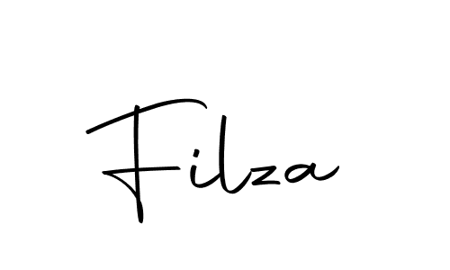 You should practise on your own different ways (Autography-DOLnW) to write your name (Filza) in signature. don't let someone else do it for you. Filza signature style 10 images and pictures png
