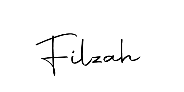 Make a beautiful signature design for name Filzah. With this signature (Autography-DOLnW) style, you can create a handwritten signature for free. Filzah signature style 10 images and pictures png