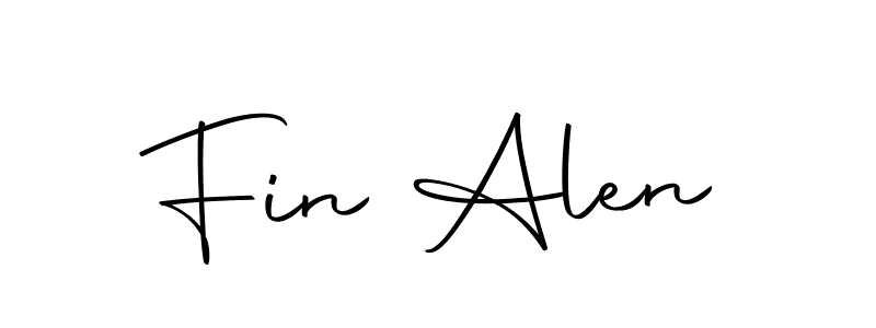 Make a beautiful signature design for name Fin Alen. With this signature (Autography-DOLnW) style, you can create a handwritten signature for free. Fin Alen signature style 10 images and pictures png