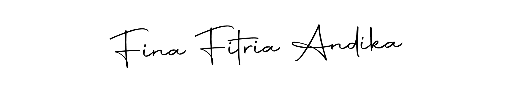Here are the top 10 professional signature styles for the name Fina Fitria Andika. These are the best autograph styles you can use for your name. Fina Fitria Andika signature style 10 images and pictures png