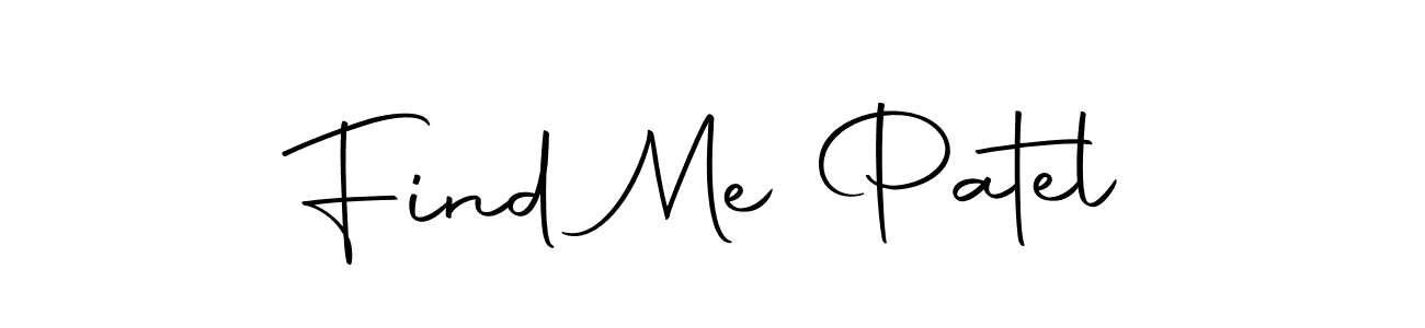 Use a signature maker to create a handwritten signature online. With this signature software, you can design (Autography-DOLnW) your own signature for name Find Me Patel. Find Me Patel signature style 10 images and pictures png