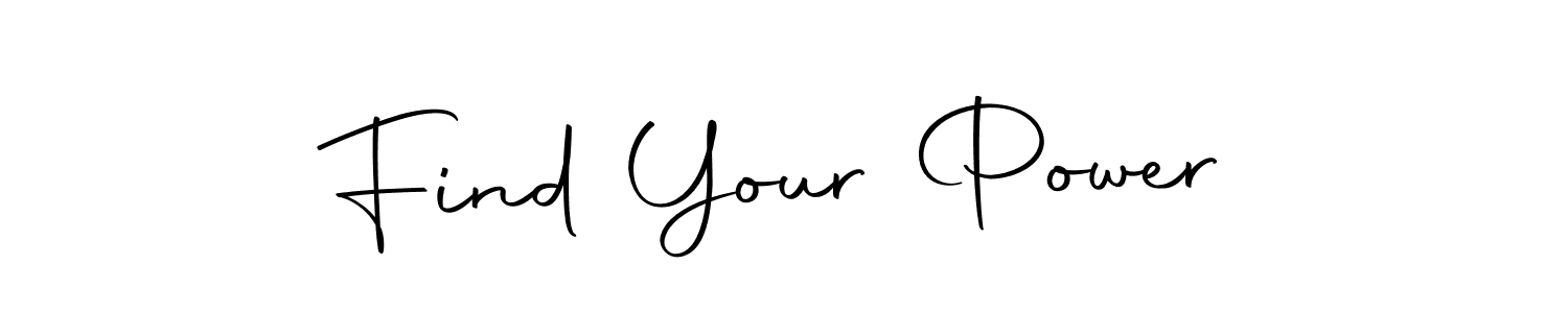 You should practise on your own different ways (Autography-DOLnW) to write your name (Find Your Power) in signature. don't let someone else do it for you. Find Your Power signature style 10 images and pictures png