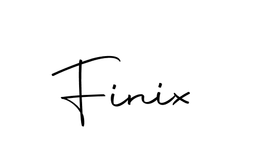 Use a signature maker to create a handwritten signature online. With this signature software, you can design (Autography-DOLnW) your own signature for name Finix. Finix signature style 10 images and pictures png