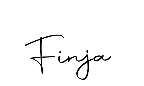 Design your own signature with our free online signature maker. With this signature software, you can create a handwritten (Autography-DOLnW) signature for name Finja. Finja signature style 10 images and pictures png