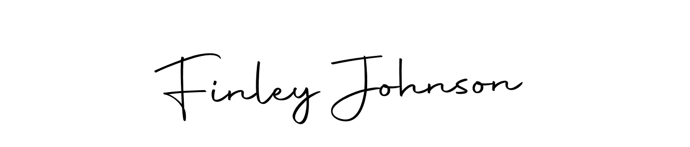 Finley Johnson stylish signature style. Best Handwritten Sign (Autography-DOLnW) for my name. Handwritten Signature Collection Ideas for my name Finley Johnson. Finley Johnson signature style 10 images and pictures png