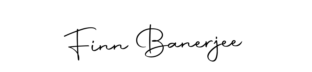 Create a beautiful signature design for name Finn Banerjee. With this signature (Autography-DOLnW) fonts, you can make a handwritten signature for free. Finn Banerjee signature style 10 images and pictures png
